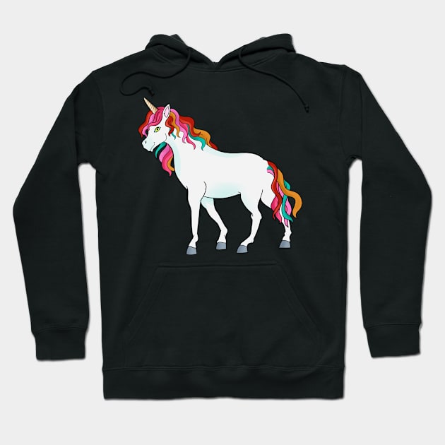 Magical Fantasy Unicorn Hoodie by TheBeardComic